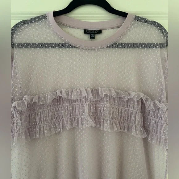 NWOT✨ Topshop Sheer Top - Picture 5 of 9